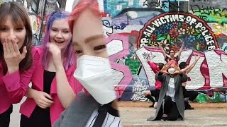 What happens when you randomly meet k-pop fan dancers