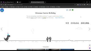 D94 Google Dinosaur Game Bot