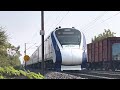 valsad wag 9hc with brna wagons meets vande bharat express