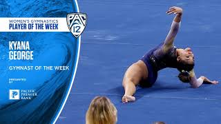 Kyana George wins Pac-12 Gymnast of the Week - Feb. 23, 2021