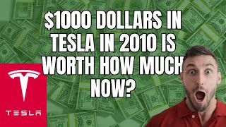 If You Bought $1,000 of Tesla Stock in 2010, You’d Have THIS Much Now!