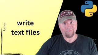 🐍 Python Tutorial #25: Writing text files