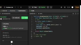 Group Anagrams - Leetcode 49 - TypeScript / JavaScript