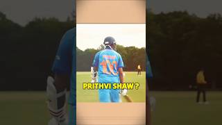 Why Prithvi Shaw was dropped from Indian Cricket 😱 #shorts #viral #prithvishaw