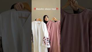 Meesho abaya haul ‼️ Pinteresty abaya haul | affordable abayas #abayahaul #meeshohaul