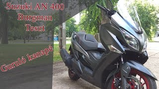 Öltönyben ne sportolj! - Suzuki AN 400 Burgman teszt - 2018