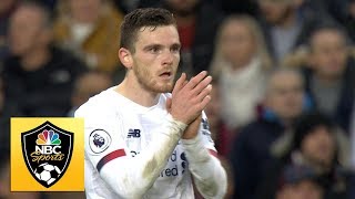 Andy Robertson Scores Late Equalizer For Liverpool Against Aston Villa Premier League NBC Sports