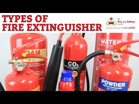 Which two types of extinguishers could be used on an electrical fire?