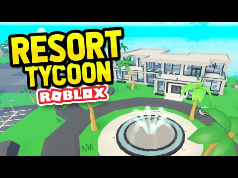 BUILDING THE VILLA in ROBLOX TROPICAL RESORT TYCOON