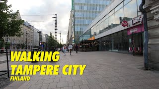 Walking TAMPERE City Finland 2021 !!! 4K Walking Tour Tampere City Center Finland !! Tampere Finland