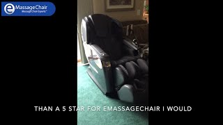 Ogawa MasterDrive AI Massage Chair, Customer Review \u0026 Video Testimonial