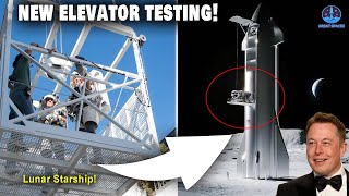 NASA & SpaceX HUGE UPDATE on Lunar Starship "Elevator NEW Testing"...