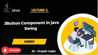 3. Java Swing | JButton Component in Java Swing API in hindi