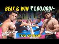 Tug of War with Singha @FitMindsvlogs  | Beat & Win Cash | Yatinder Singh