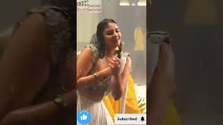 Pujita Ponnada Rain Dance Scene   #newsong #song #music #love #rap #lovesong