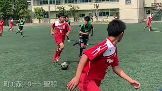 聖和学園高校(U16)ー 町田JFC(U15) 【ドリブルサッカーを極める！】／トレーニングマッチ　2021.5.9