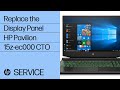 Replace the Display Panel | HP Pavilion 15z-ec000 CTO | HP