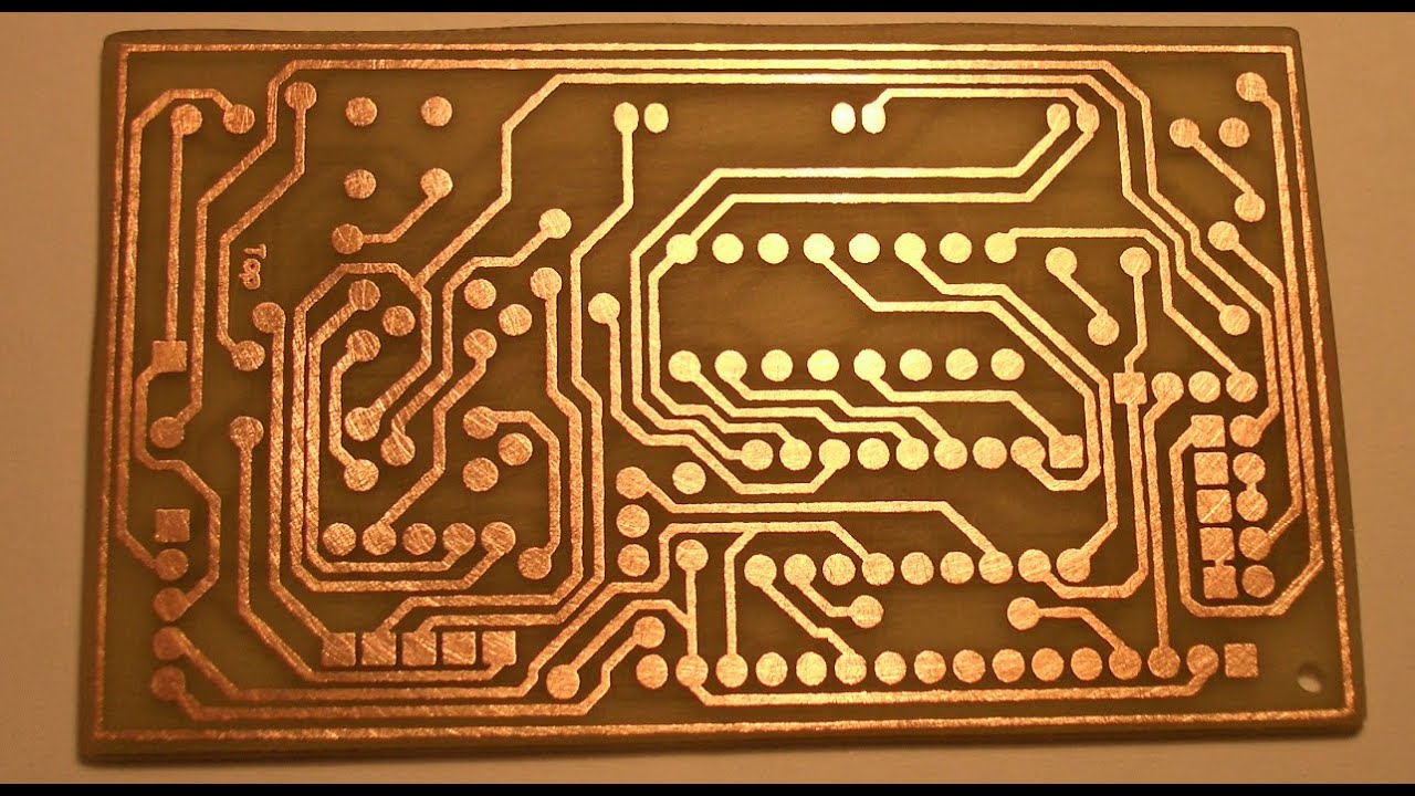 How To Make PCB Using Laser Printer At Home - YouTube