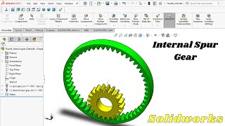 internal gear Assembly in Solidworks | CAD with Mohsin