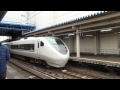 jr西日本681系w11編成 北越急行683系8000番台n03編成はくたか5号越後湯沢行き発車