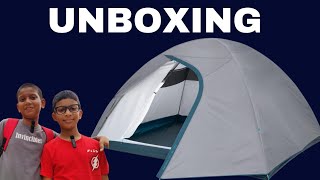 Camping tent unboxing#unboxing #unboxingvideo #travel #traveling #travelvlog #traveller#camping #yt