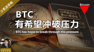 BTC有希望冲破压力 19300。整体震荡结构，短期还没出方向！