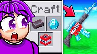 Minecraft But You Can Craft Guns!