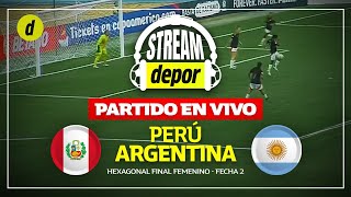PERÚ VS. ARGENTINA EN VIVO 🔴 | SUDAMERICANO FEMENINO SUB-20 2024