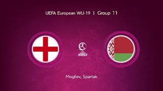 Highlights. England 3-0 Belarus | UEFA European WU-19