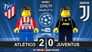 Atletico Madrid vs Juventus 2-0 • Champions League 2019 (20/02) All Goals Highlights Lego Football