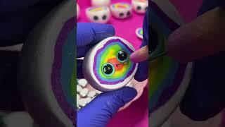 Ow, my jaw! #shorts #polymerclay #miniature #satisfying #minifood
