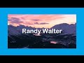 randy walter appearance