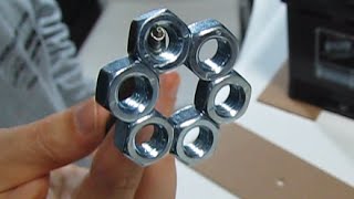 MAGNETIZED NUTS Electromagnetic experiment | Magnetic Games