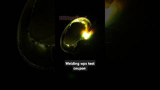 Welding wps test coupon #engineering #welding #tig