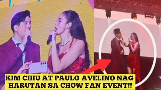 🔴KIM CHIU AT PAULO AVELINO NAGKA HARUTAN SA CHOW FAN EVENT‼️