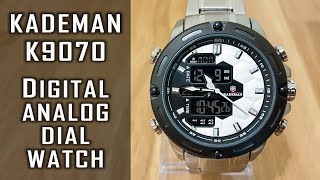 Kademan K9070 analog/digital display watch review #225 #kademan #kademanwatch #gedmislaguna