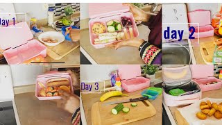 SCHOOL LUNCH BOX IDEAS 3 DAYS |QAADAD GABADHAYEDA ISKUULKA U QAADATO |BY MUNAZZA