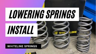 Whiteline Spring Install