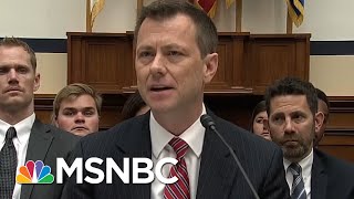 Watergate Prosecutor Likens Peter Strzok Grilling To McCarthy Hearings | The 11th Hour | MSNBC