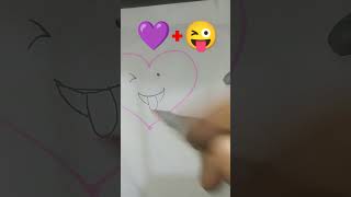 ❤️✨🔥?🩷️💜😜+Emojimix# funart# shortsart# peanting# viral# shorts# satisfying art# emoji challeng#