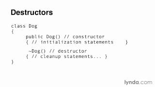 Tutorials - C# 06 02 Using destructors