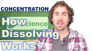 How does dissolving work? (& molarity)