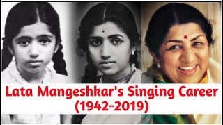 Lata Mangeshkar's Singing Career (1942-2019) || MUZIX