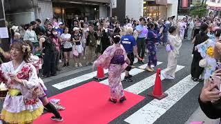 東京音頭　2024年神楽坂夏祭り　盆踊りin神楽坂１