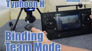 Yuneec Typhoon H Binding the ST16 Controller & Wizard in Team Mode