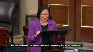 Senator Hirono's Floor Speech on the War Powers Resolution