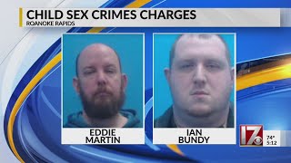 2 Roanoke Rapids men arrested on 80+ child sex crimes charges: police