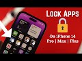 iPhone 14's: How to LOCK Individual Apps! [Inbuilt Feature]