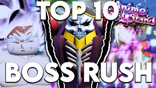 Top 10 Must Have Units In Anime Last Stand Boss Rush Update!