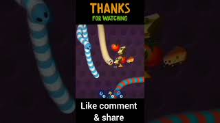 worms zone slither snake best gameplay || #shortvideo #shorts #short  #youtubeshorts || WZ g@ming